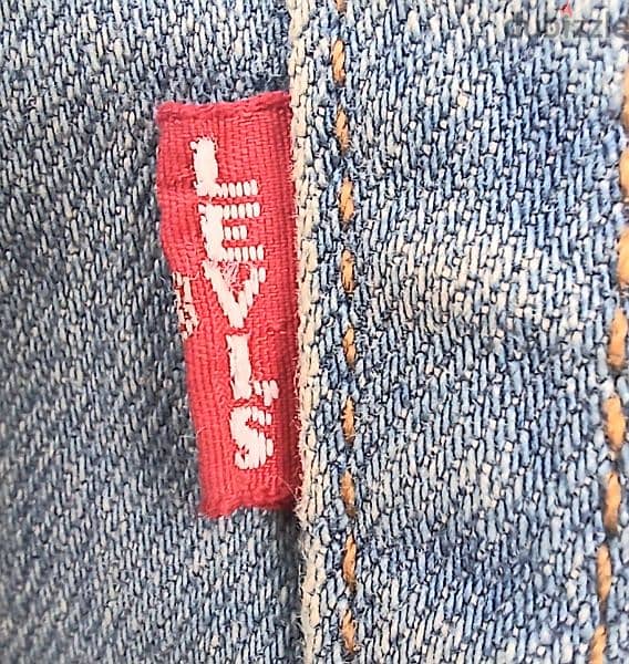 بنطلون جينز صيفى Levi's 512 باكستاني الصنع  مقاس w31 (مستعمل) 6