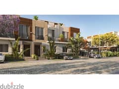 Townhouse for sale, ready to move with down payment and installments, View Club House in Azzar 2 Compound