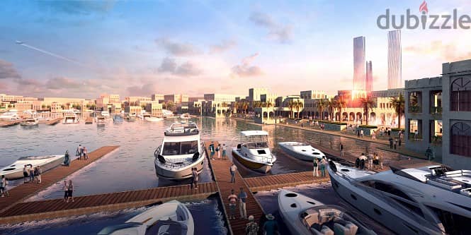 International Chalet 140m on the yacht marina in Marina 8 next to Marassi finished with installments 2