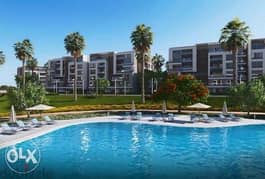 Fully Finished Apartment with smart system for sale in | Badya City Palm Hills | with pool view in 6th October after International Sphinx Airport