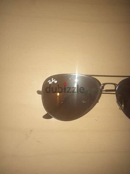 RAY BANS AVIATOR BLACK(authentic)اصليه 2