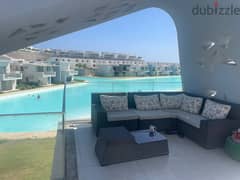 Penthouse Fully furnished overlooking crystal lagoon Fouka Bay