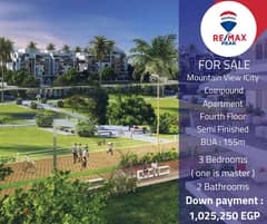 Mountain View I City Compound Apartment  For Sale 155m