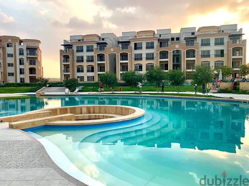apartment for sale super lux finishing ready to move  first floor in stone residence compound 2