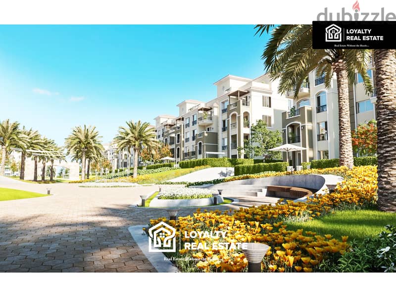 apartment for sale super lux finishing ready to move  first floor in stone residence compound 5