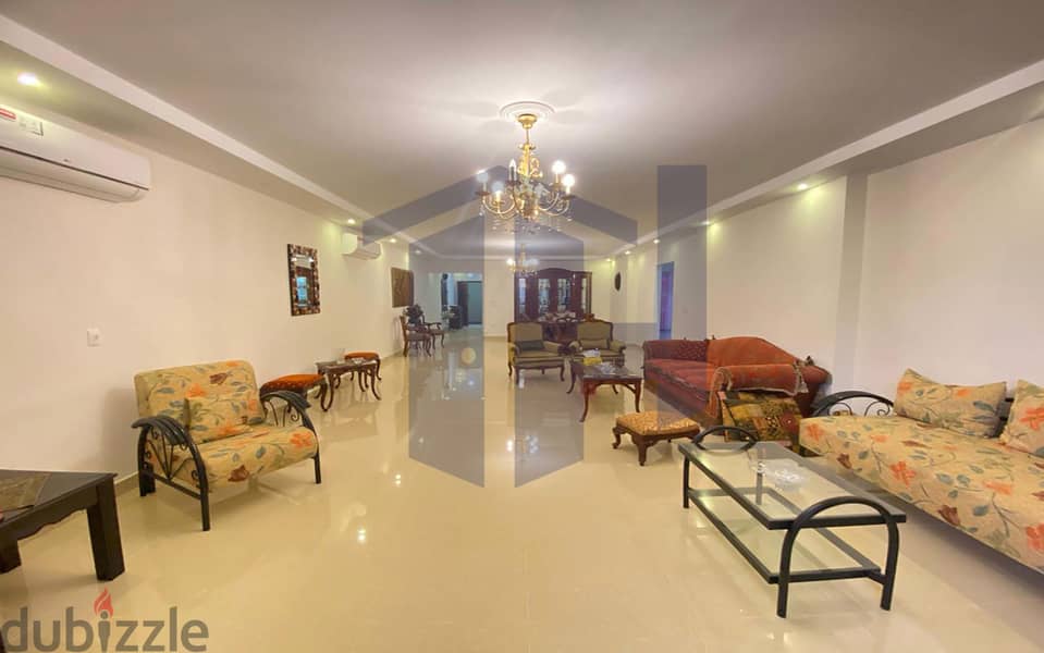 Furnished apartment for rent, 240 sqm, Sidi Gaber (Port Said St. ) 1