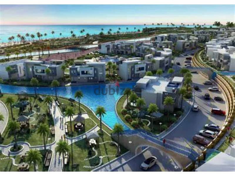 Townhouse 180m with land area 162m for sale prime location near to the sea, fully finished with installments in Seashore hyde Park North Coast 1