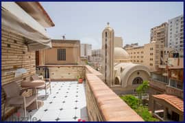 شقة للبيع 250 م كفر عبده ( شارع خليل المصري )