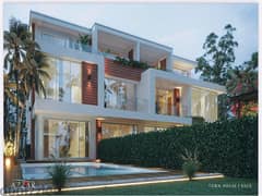 Townhouse middle 162m for sale in Azzar Island, North Coast, fully finished, View lagoon direct
