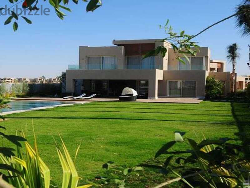 Super Lux Villa with High End Finishing for Sale with Prime Location First Row on Golf in Hacienda Bay 2