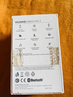Huawei watch fit 2 blue active edition .