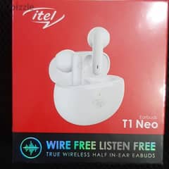 itel earbuds new sealed