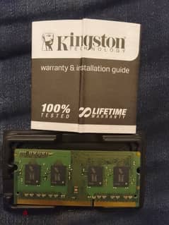 laptop Ram 4 GB Kingston NEW