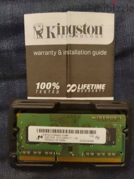 laptop Ram 4 GB Kingston NEW 3