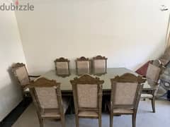 8 chair dinning room