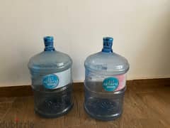 2 Nestlè 19 Liters empty water gallons for 300 Le