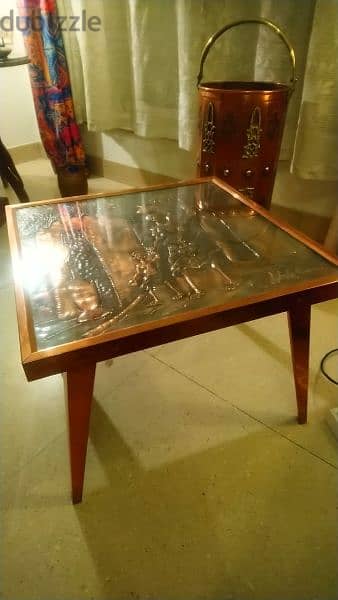 Vintage ZAMBIAN Copper Table