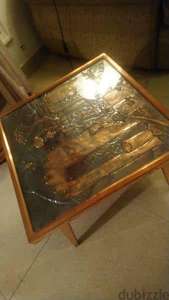 Vintage ZAMBIAN Copper Table 1