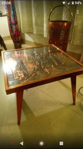 Vintage ZAMBIAN Copper Table 4