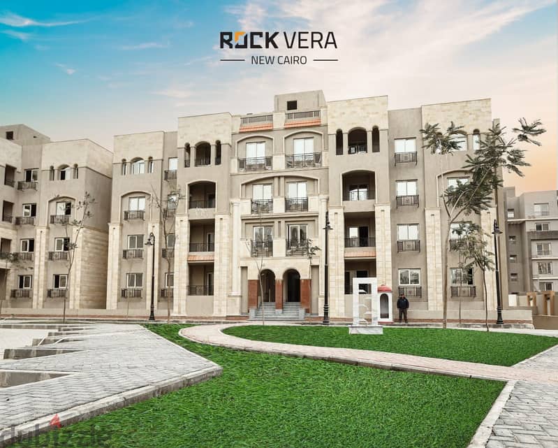 Apartment 177m ready to move DP 15% instalment 6 years double view Pool and landscape, Rock Vera 5 Settlement 3