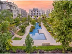 Own an apartment in a garden, ready to move in, with a 30% discount on cash in Golden Square in the heart of the Fifth Settlement | Prime Location | *