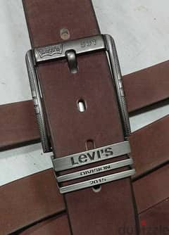 حزام Levi's جلد طبيعي شامواه