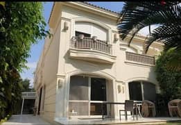 Classic villa for sale in  La Vista City 420m ready to move with installments   لافيستا سيتي 0