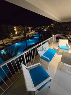 Pool View Chalet 225m Fully Furnished In Marassi - North Coast