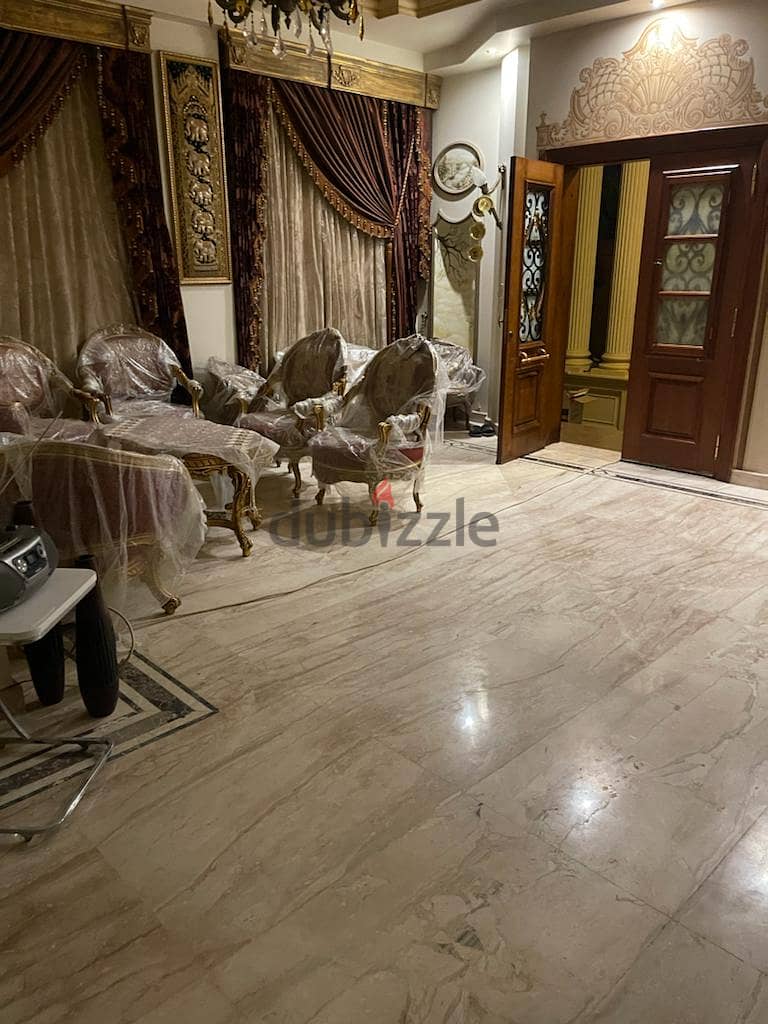 duplex villa 800m for rent fully furnished with private pool in al narges villas new cairo 2