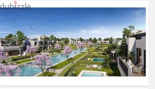 town house for sale with swimming pool view lagoon in a very special location in front of mall of egypt in o west orascom in installments