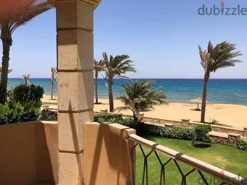 Chalet with garden for sale 180m immediate receipt fully finished ultra super La Vista Topaz Ain Sokhna Panorama Sea View special discount on cash 38