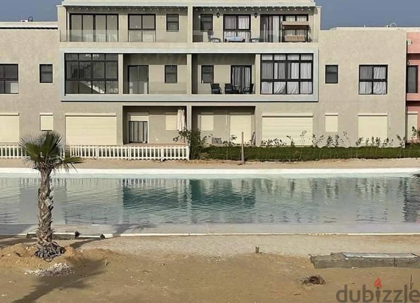 Chalet 2 Bed Lagoon View for Sale at Hyde Park Sea Shore North Coast Ras Alheikma with installments 8 years 10% downPayment Prime Location first row 11