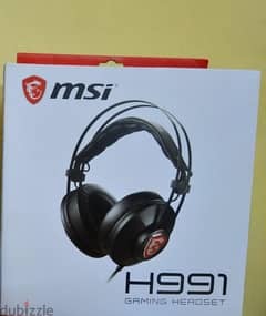 Msi H991 gaming headset جديده