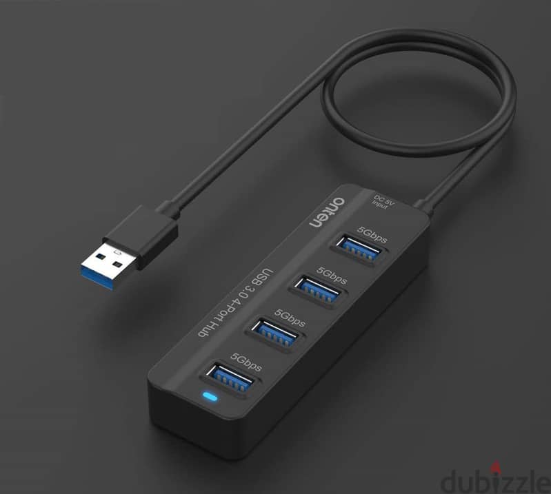 ONTEN 4 Port USB 3.0 HUB with 1M Cable 0