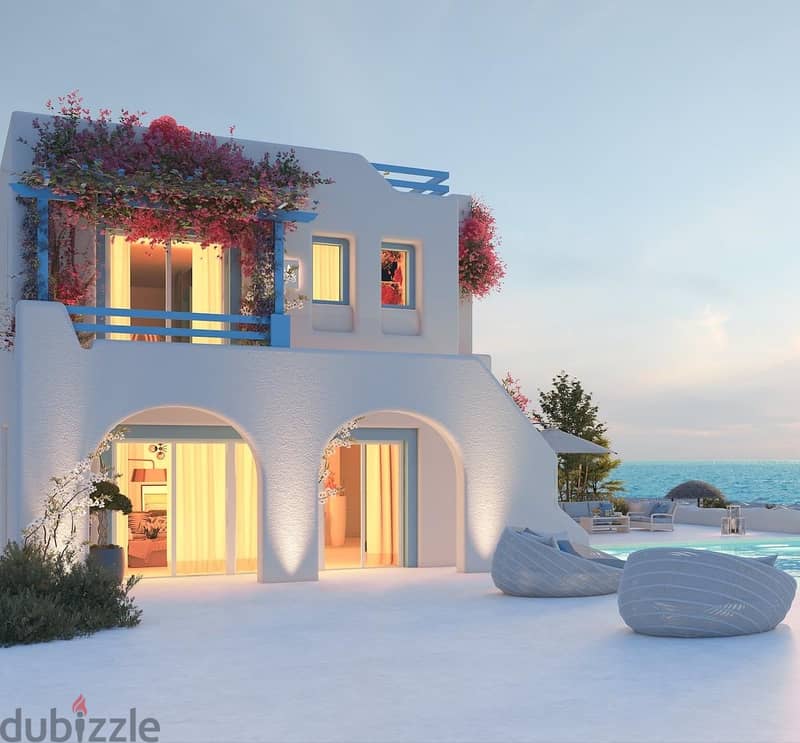 Twin house villa with private sea view directly at the price of the launch in the newest Mountain View North Coast projects, in Sidi Abdel Rahman 3