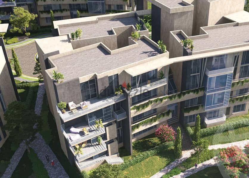 Apartment for sale in Leaves El Attal, 105 meters, 2 rooms and 2 bathrooms, down payment of only 1,582,000, and the rest in easy installments. 0