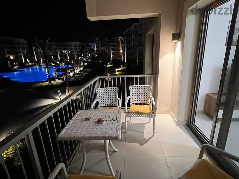 Fully Furnished Chalet for Sale in Marina 2 Marassi North Coast Direct To the Pool Very Prime Location 9