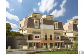 Villa for sale with garden in | Sarai | compound in Mostakbal City beside Madintay and in front of El-Sherouk with installments over 8 years