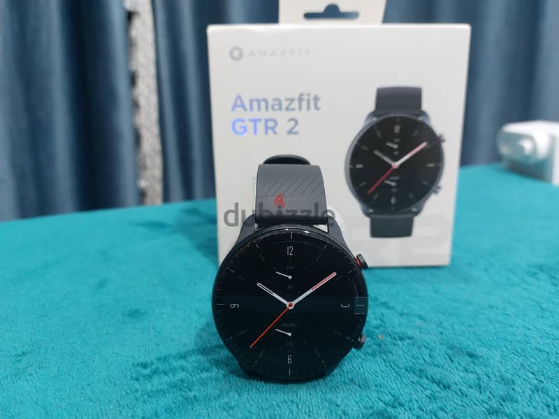 الساعة الذكية amazfit gtr 2 جديدة بالكرتونة دولي 0