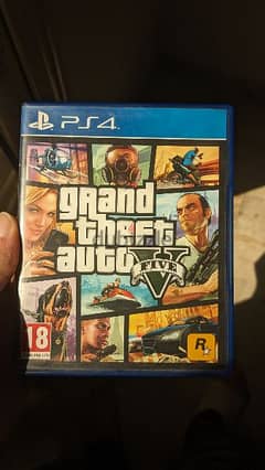 GTA 5 - PS4 with box and map