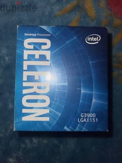 intel celeron 6th gen G3900 with original fan بروسيسور جيل سادس