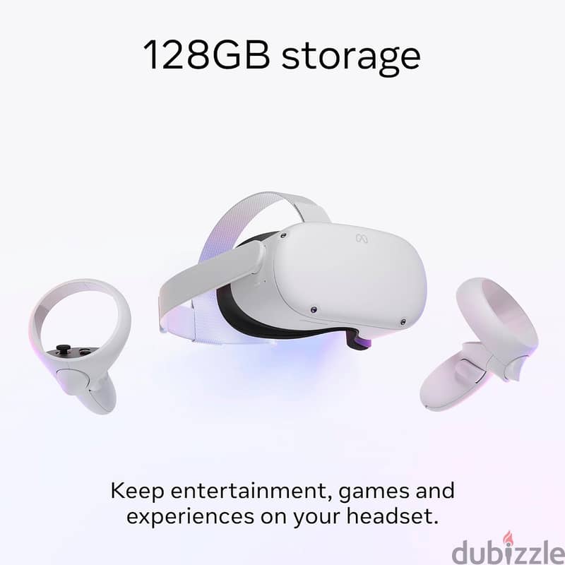 Meta Quest 2 All-In-One Virtual Reality Headset — 128 GB, White 2