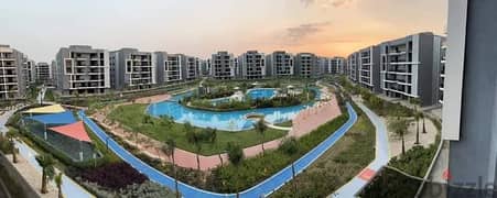 Apartment 120m+Garden 80 ready to move in the heart of October with 10% down payment in Sun Capital Compound, with a distinctive view on the landscap