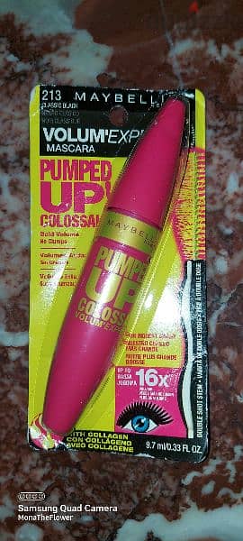 Maybelline Women's Mascara Pum3 Classic Black