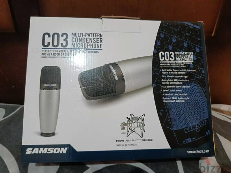 مايك بمشتملاته بسعر لقطة Samson C03 XLR Condenser 0