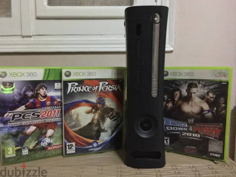 Xbox 360 مستعمل نضيف معاه كل اكسسواراته 0