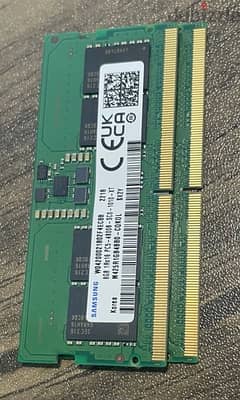 Laptop Ram DDR 5 8G *2 4800 MH