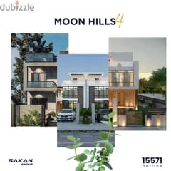 Twin house villa 336 m + garden135 m with a 5% discount for a limited time in Moon Hills Compound 0