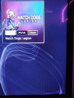 حساب ستور امريكي يوجد فيها لعبتين WATCH_DOGS و Watch Dogs: Legion