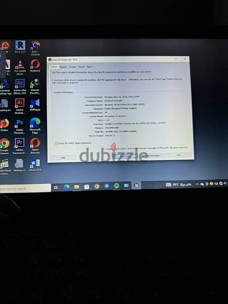 Laptop Hp i core7 with Ram24 Gb 2